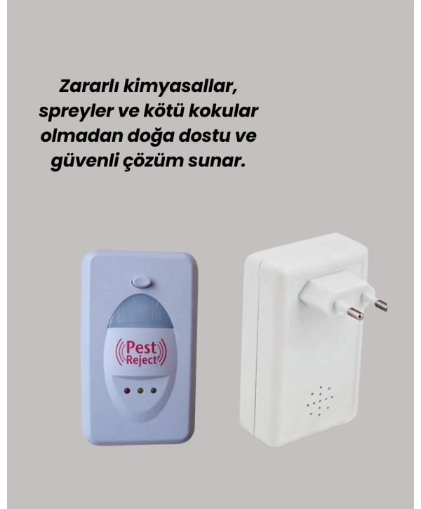 Ultrasonik Teknolojili Elektronik Haşere Kovucu