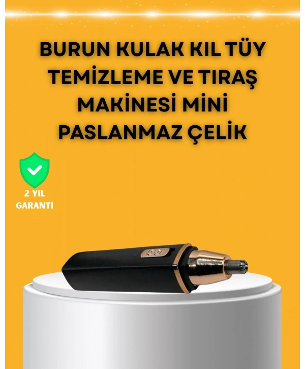 USB Şarjlı Sessiz Burun ve Kulak Kılı Temizleme Cihazı