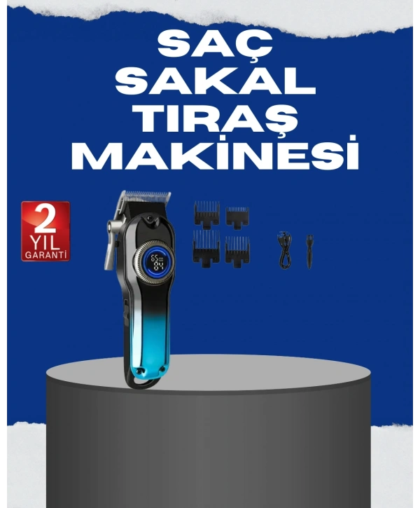 USB Type-C Şarjlı Kablosuz/Kablolu Erkek Tıraş Makinesi