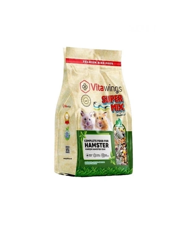 Vitawings Süper Mix Hamster Yemi 400 Gr