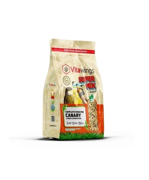 Vitawings Süper Mix Kanarya Kuş Yemi 400 Gr