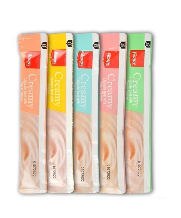 Wanpy Karışık Sıvı Kedi Ödül Maması 25x14 Gr