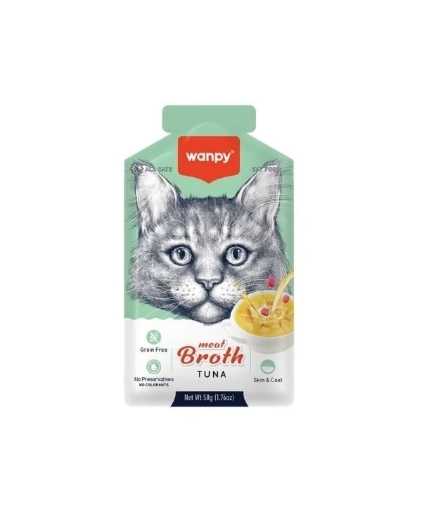 Wanpy Ton Balıklı Tahılsız Kedi Çorbası 50 Gr