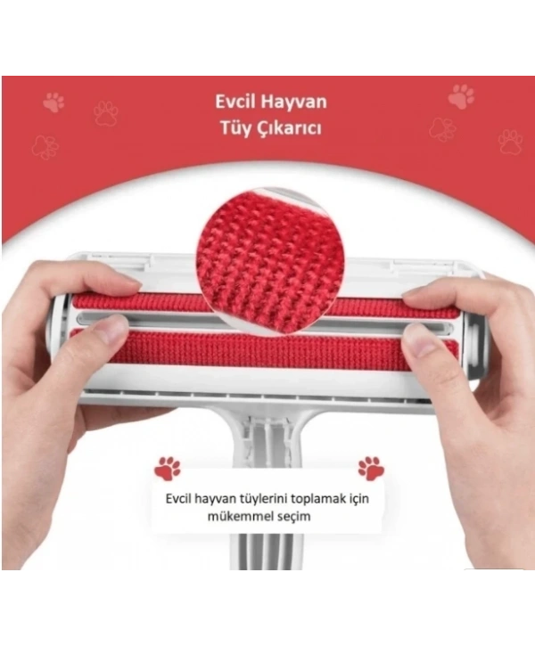 Wondi Hazneli Kedi ve Köpek Tüy Toplama Rulosu 8x19x20 Cm