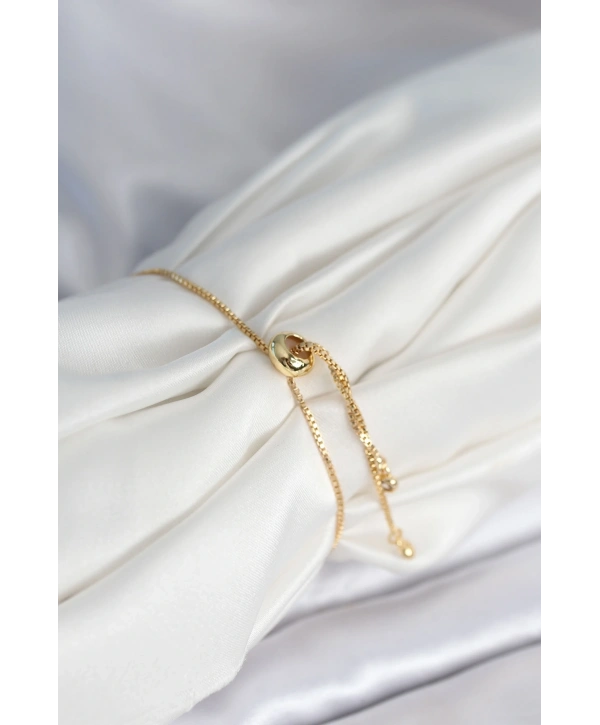 Yıldız Model Asansörlü Gold Renk Kadın Bileklik