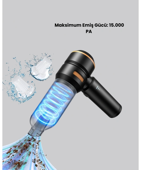 Yüksek Performanslı Araç İçi El Süpürgesi