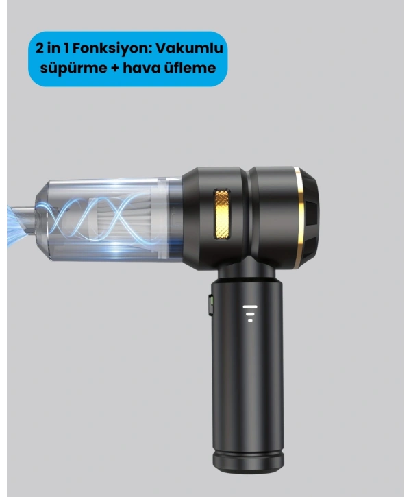 Yüksek Performanslı Araç İçi El Süpürgesi