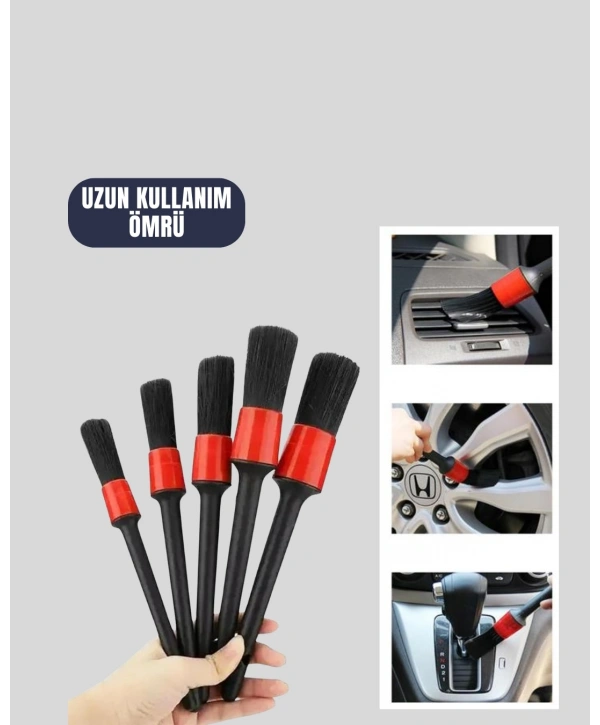 Yumuşak Kıllı Araç Bakım Fırça Takımı