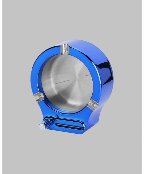 Yuvarlak Metal Küllük Çakmak Entegreli Dayanıklı Yapı