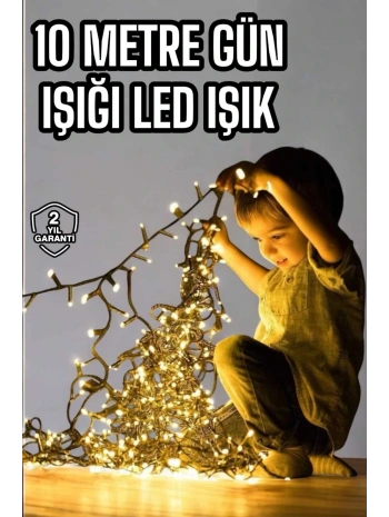 10 Metre Led Işık Saçaklı Dekoratif Şerit Led