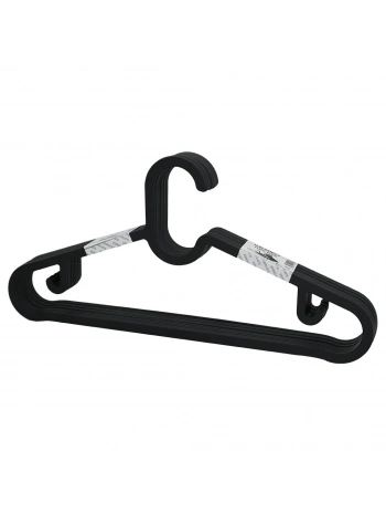 10PCS PLASTİK - ANTRASİT GRİ ELBİSE ASKISI (5047)