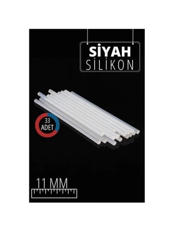 11 mm 33 Adet Sıcak Silikon
