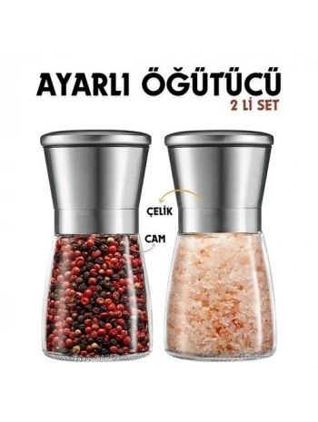 2 li Baharat Tuz Öğütücü Set Dees Dickerhoof Design
