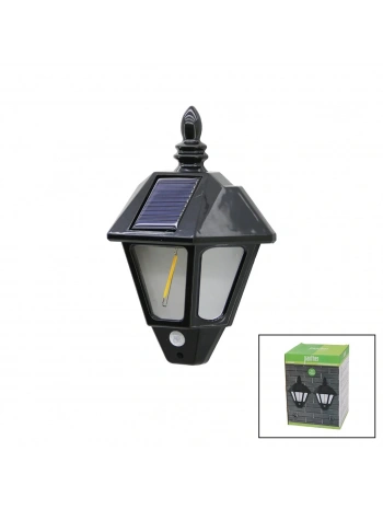 2 PCS  SOLAR - GÜNEŞ ENERJİLİ DUVAR LAMBASI COB LED SENSÖRLÜ= 3 MOD FONKSİYON BAHÇE-BALKON-SOKAK PT-2981 (5047)
