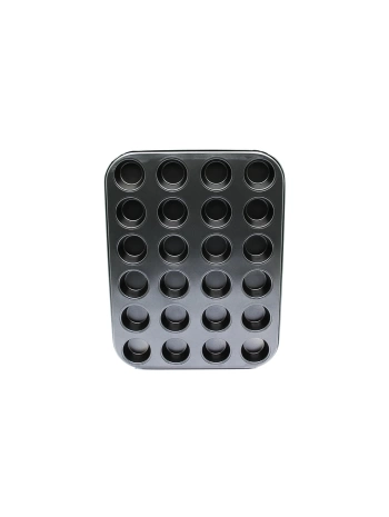 24 GÖZLÜ METAL - SİYAH MUFFIN KEK KALIBI (5047)