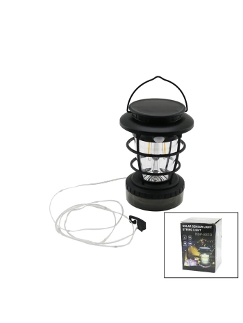 2İN1=FANUS KAMP-BAHÇE FENER - RGB ŞERİT LED 10MTS OLAR - ŞARJLI SENSÖRLÜ LED MAKARALI (5047)