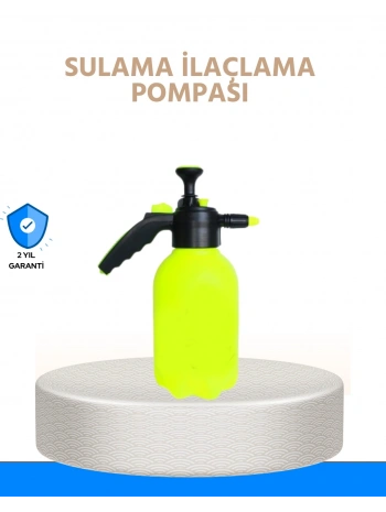 2L Bahçe ve Araç Temizlik Pompası Bakır Uçlu Basınçlı Sprey