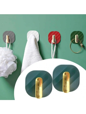 2li Yapışkanlı Retro Askılık Dolap Kapak Kulpu Yeşil (5047)