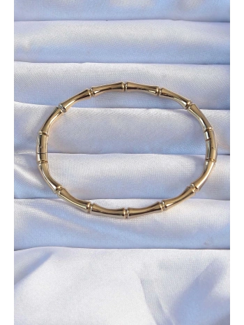 316L Çelik Altın Renk Kemik Model Bileklik