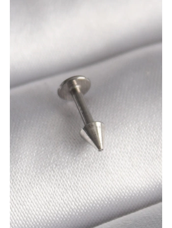 316L Çelik Gümüş Renk Çivi Model Piercing