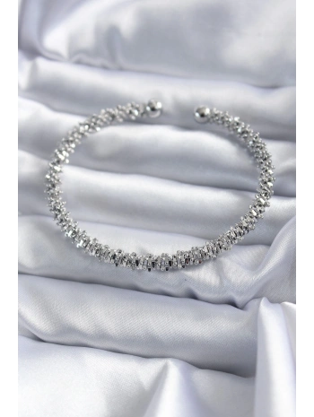 316L Çelik Gümüş Renk Kadın Bileklik