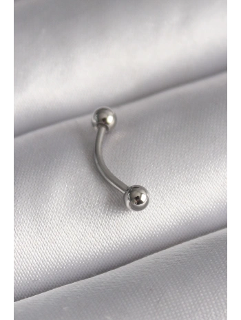 316L Çelik Gümüş Renk Topçuk Model Piercing