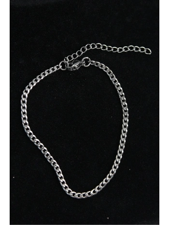 316L Çelik İnce Klasik Model Gümüş Renk Erkek Bileklik