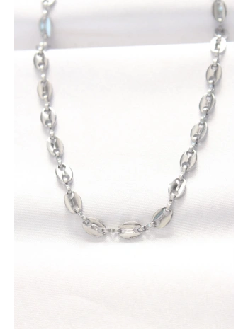 316L Çelik Silver Renk Gemici Zincir Kolye