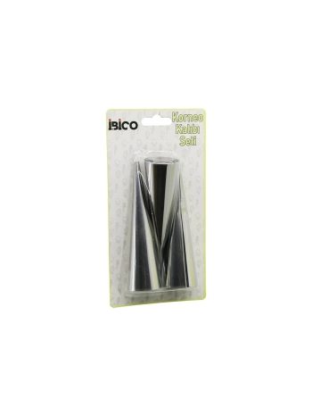 3PCS  METAL KORNEO KALIP - PASTA DEKORASYON APARATI ÇAP:3.4CM X UZUNLUK:12CM BRKT-921602 (5047)