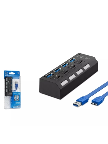 4 IN 1 USB 3.0 Hub 50 CM HDX7023