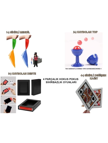 439lü Sihirbazlık Seti – Hokus Pokus Sihirli Numara Seti