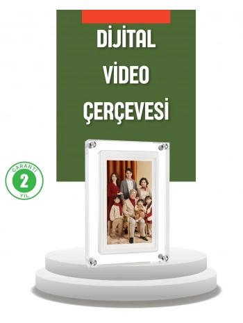 4GB Hafızalı 7 İnç Dijital Fotoğraf Çerçevesi – Yüzlerce Anınızı Saklayın