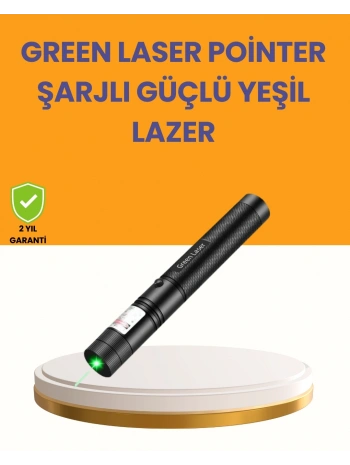 5000mW Yeşil Lazer Pointer Profesyonel Uzun Menzilli