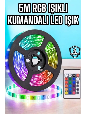 5M RGB Işıklı Her Ortama Uygun Led Işık