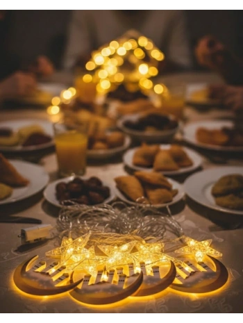 A++ Tasarruflu Ramazan Süs Işığı Pencere Perde Balkon Uyumlu