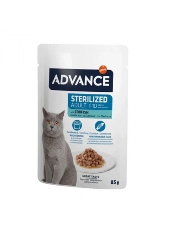 Advance Morina Balıklı Pouch Kısırlaştırılmış Yetişkin Kedi Maması 85 Gr