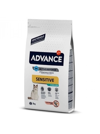 Advance Sensitive Somonlu Hassas Kısırlaştırılmış Kedi Maması 3 Kg
