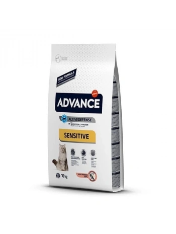 Advance Sensitive Somonlu Hassas Yetişkin Kedi Maması 10 Kg