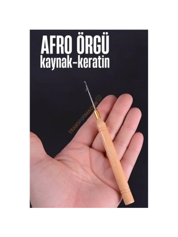 Afro Örgü İğnesi Saç Kaynak Keratin Tığı