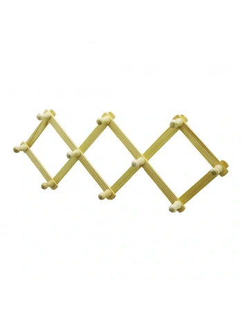 AHŞAP - EKO   10 KOLLU  AKORDİYON DUVAR ASKISI (5047)