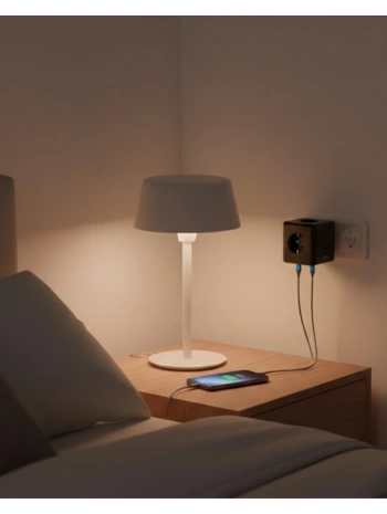 Akım Korumalı Priz Çoklu USB Girişli Güvenli Enerji Yönetimi