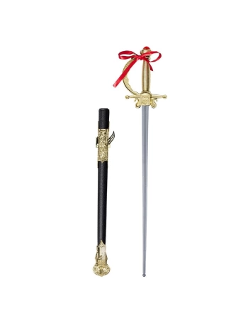 Altın Renk Kabzalı Zararsız Oyuncak Şövalye Kılıcı – 68 Cm (plastik)