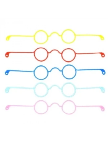 Amigurumi Gözlük 5 Adet Renkli
