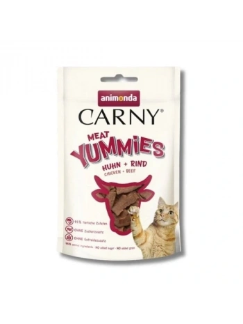 Animonda Carny Meat Tavuk ve Sığır Etli Yetişkin Kedi Ödül Maması 1 Adet 50 Gr