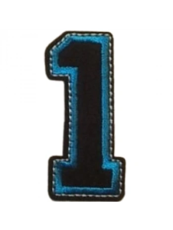 Aplike Ütü İle Yapışan 1 Rakamı Arma 2x4 Cm