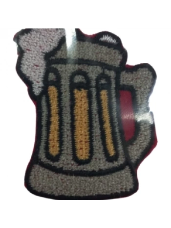 Aplike Ütü İle Yapışan Bira Bardağı Arma 3x3 Cm