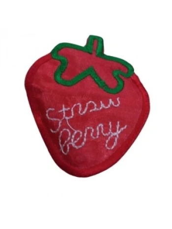 Aplike Ütü İle Yapışan Büyük Çilek Desen