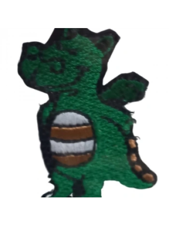 Aplike Ütü İle Yapışan Dinazor Yeşil Arma 2,5x4 Cm