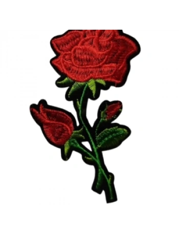 Aplike Ütü İle Yapışan Gül Büyük Arma 15x5 Cm