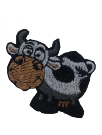Aplike Ütü İle Yapışan İnek Arma 4x4 Cm